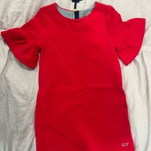 Vineyard Vines Girls Red Dress
